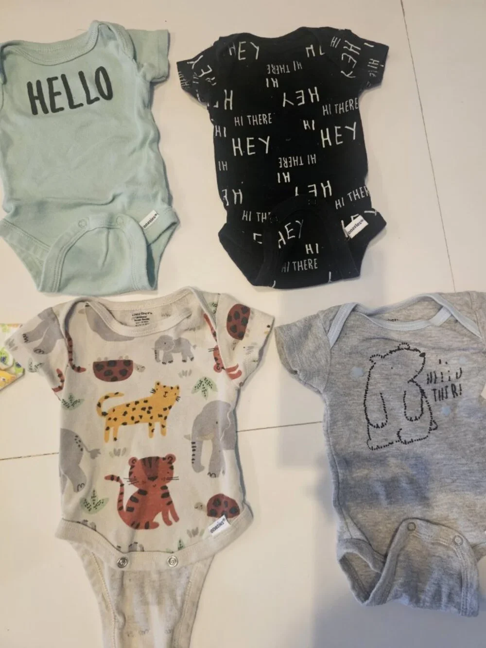 Newborn Carter's Gerber Modern Moments Body Suits Sleeper One Piece Boys 12...